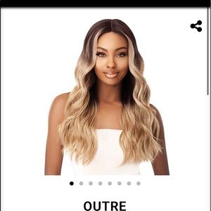 outré synthetic ombré model name STEVIE colour is DRFF4/CHAMPAGNE)